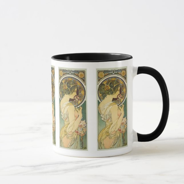 Alphonse Mucha ~ La Primevere Mug (Droite)