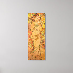 Alphonse Mucha L'affiche en toile Rose