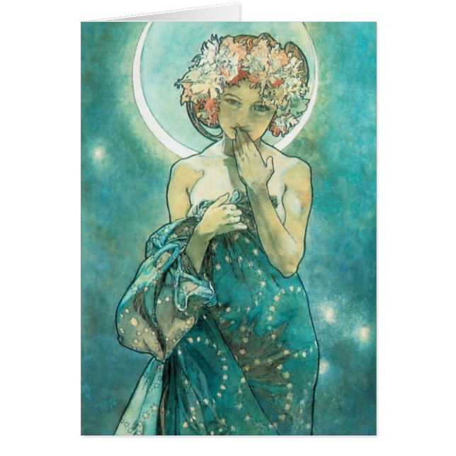 Alphonse Mucha Lune Clair De Lune Art Nouveau (Devant)