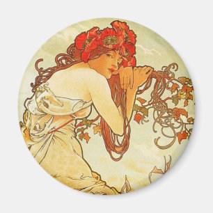 Alphonse Mucha - Magnet d'été