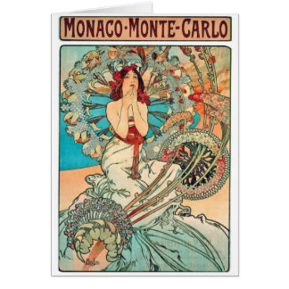 Alphonse Mucha Monaco, Monte Carlo, 1897