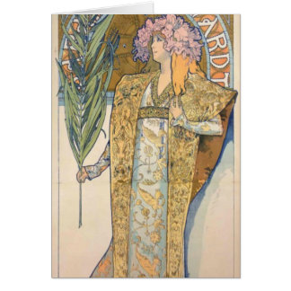 Alphonse Mucha - peinture de Sarah Bernhard