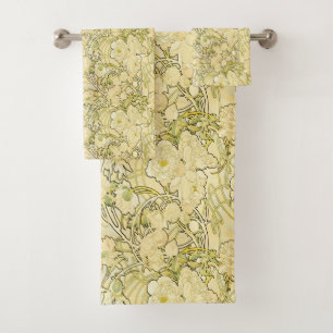 Alphonse Mucha Pivoines Motif Floral Art Nouveau