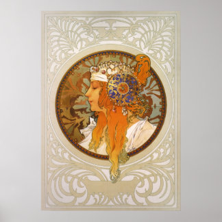 Alphonse Mucha ~ Poster byzantin