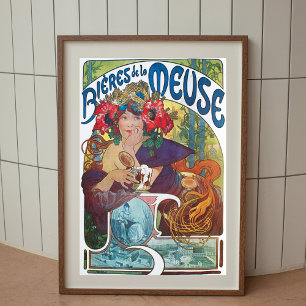 Alphonse Mucha poster vintage Art Nouveau
