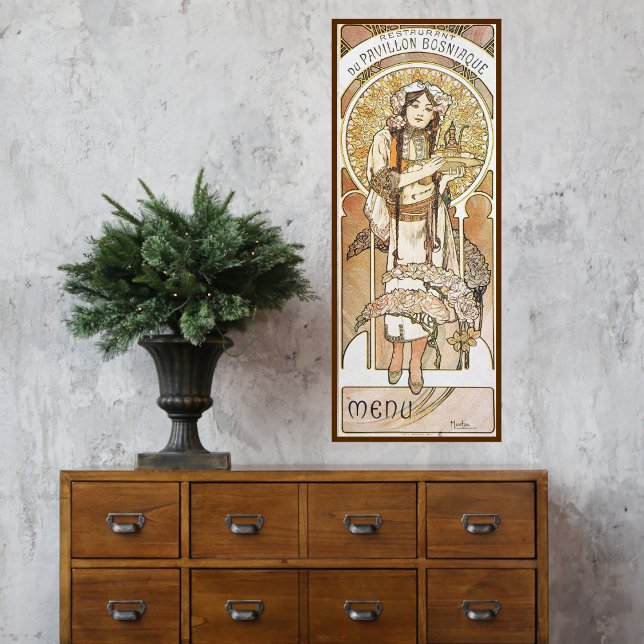 Alphonse Mucha poster vintage Art Nouveau (Créateur téléchargé)