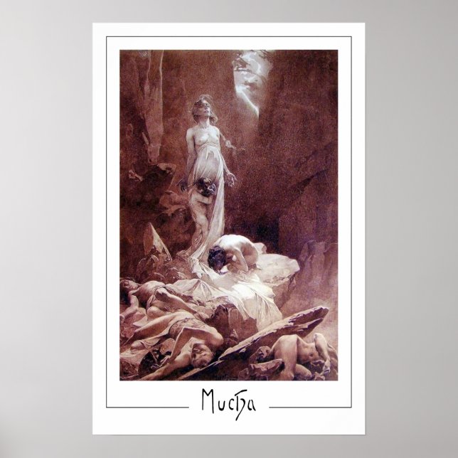 Alphonse Mucha Zedign Art Poster #77 (Devant)