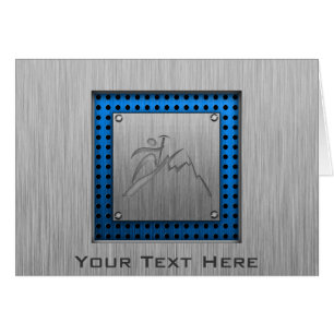 Alpinisme balayé de Métal-regard