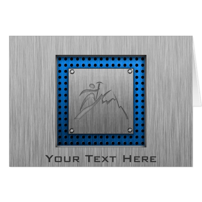 Alpinisme balayé de Métal-regard (Devant horizontal)