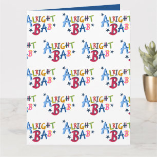 Alright Bab Black Pays Mots Carte de voeux
