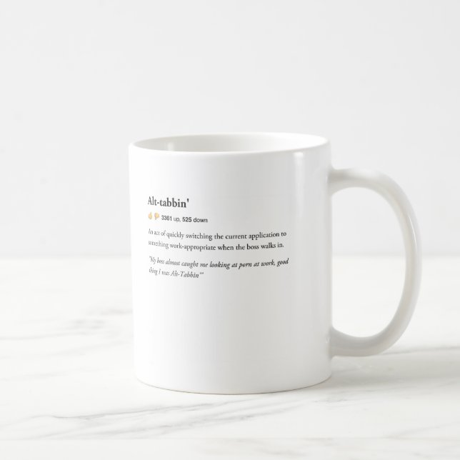 Alt Tabbin - tasse urbaine de dictionnaire (Droite)
