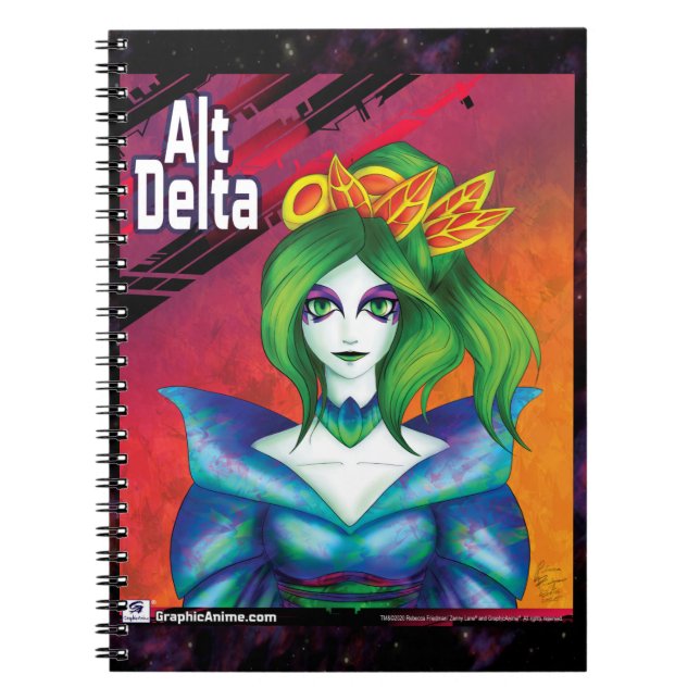 AltDelta : Carnet vert de Kabuki (Devant)
