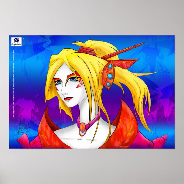 AltDelta : Poster de Geisha Jaune (Devant)