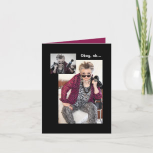 Alter Ego Manqué Anniversaire Carte de voeux pliée