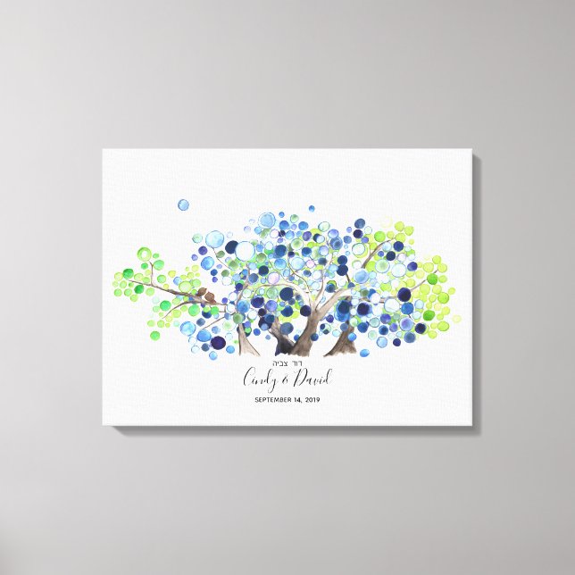 Alternative au livre d'hôtes - Toile - Forêt roman (Recto)