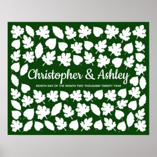 Alternative livre d'or de mariage d'automne 75 inv