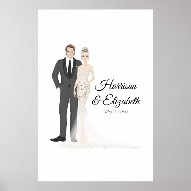 Alternative Livre d'or de mariage pour invités ill (Devant)