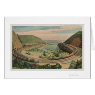 Altoona, Pennsylvanie, le Curv en fer à cheval