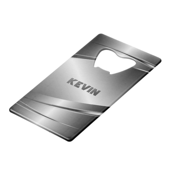 Aluminium brossé gris métallique (Devant Angle)