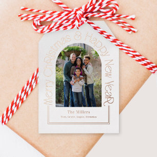 Aluminium Carte de vœux de Noël en feuille d'aluminium vérit