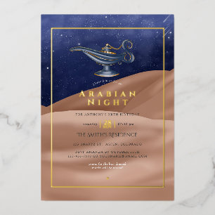 Aluminium Invitation anniversaire en feuille d'aluminium ara