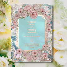 Invitation de mariage en feuille d'aluminium au pi
