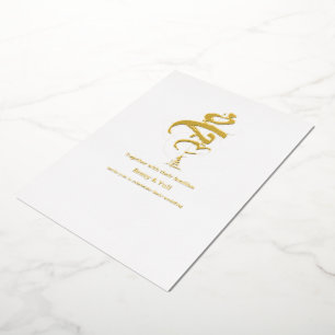 Aluminium Invitation de mariage en feuille d'Arbaic Mahabah