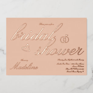 Aluminium Invitation de mariage en forme de cœur en papier c