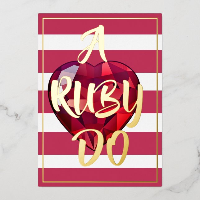 Aluminium Invitation en feuille d'aluminium (Recto)