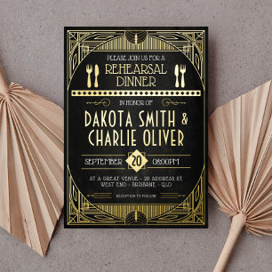 Aluminium Invitation en feuille d'aluminium pour dîner de ré