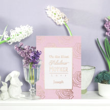 Invitation en feuille de rose pink la plus fabuleu
