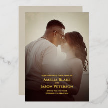 Photo Personnel | Invitation de Mariage Simple en