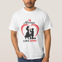 Always Love Wins – Romantic Couple T-Shirt