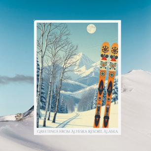 Alyeska Resort Alaska ski vacances Carte postale