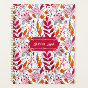 Alyssa Mae Foliage rose et orange