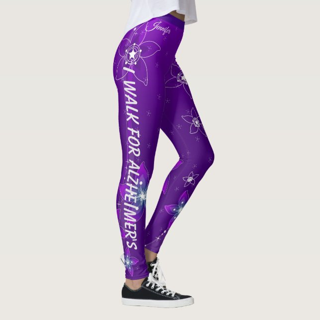 Alzheimer's Walk Leggings Running Pants (Droite)