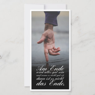 Am Ende avec alles gut sein