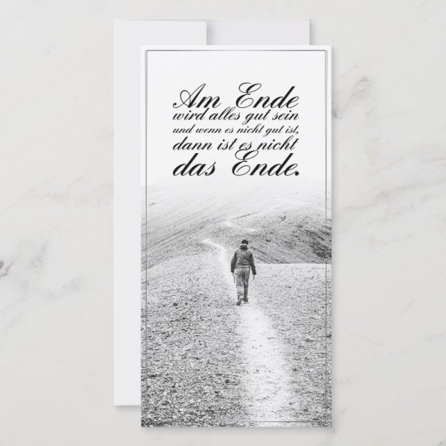 Am Ende avec alles gut sein (Devant)