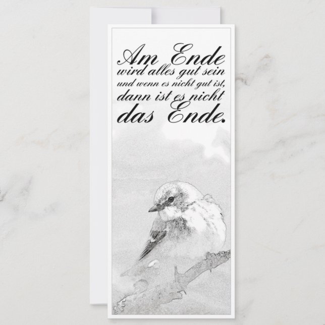 Am Ende avec alles gut sein (Devant)