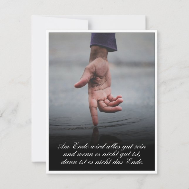 Am Ende avec alles gut sein (Devant)