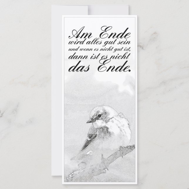 Am Ende avec alles gut sein (Devant)