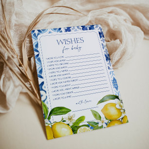 Amalfi Coast Citron Baby shower Waches pour bébé