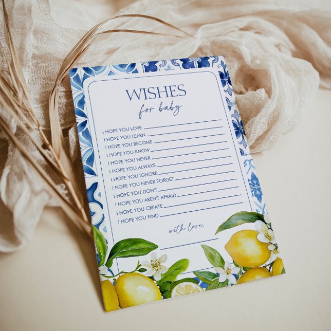 Amalfi Coast Citron Baby shower Waches pour bébé (Créateur téléchargé)