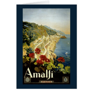 Amalfi Italie Italia Poster vintage restauré