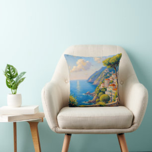 Amalfi Sunrise Art Coussin