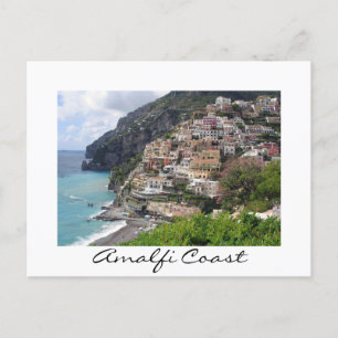 Amalfi village de la côte Positano carte postale b