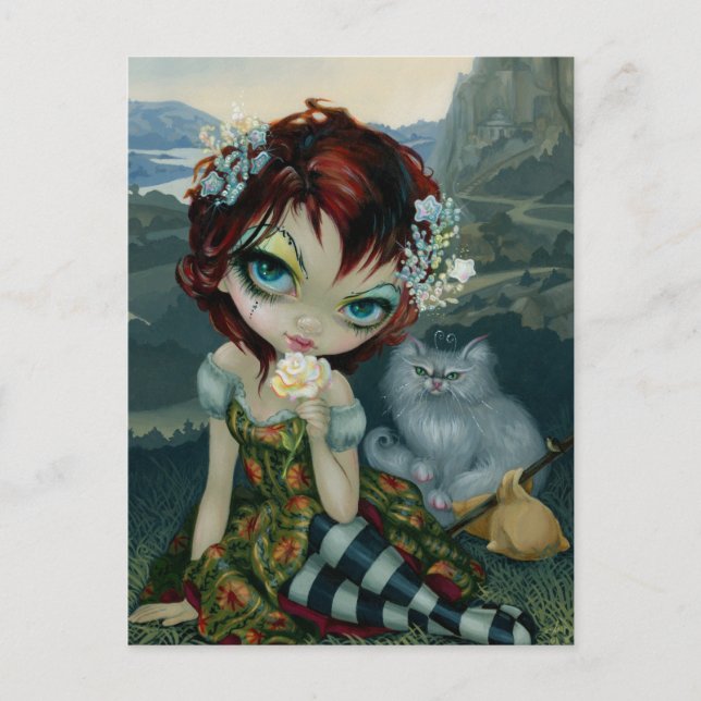"Amanda Palmer Tarot :  La carte postale de l'idio (Devant)