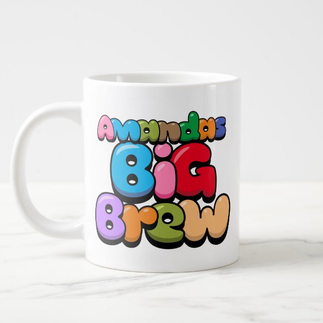 Amandas Big Brew Géant Mug de café (Gauche)