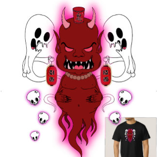 Amanojaku - T-shirt japonais Folklore Evil Spirit
