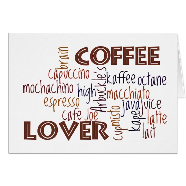 Amant de café (Devant horizontal)